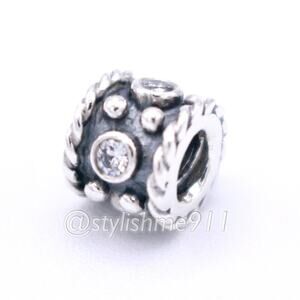 Authentic PANDORA Retired  Oxy Crown Charm - 790221CZ